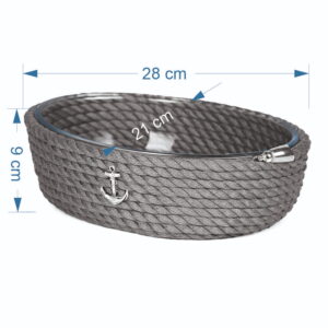 Borcam Küçük (Oval) | Gri - Görsel 4